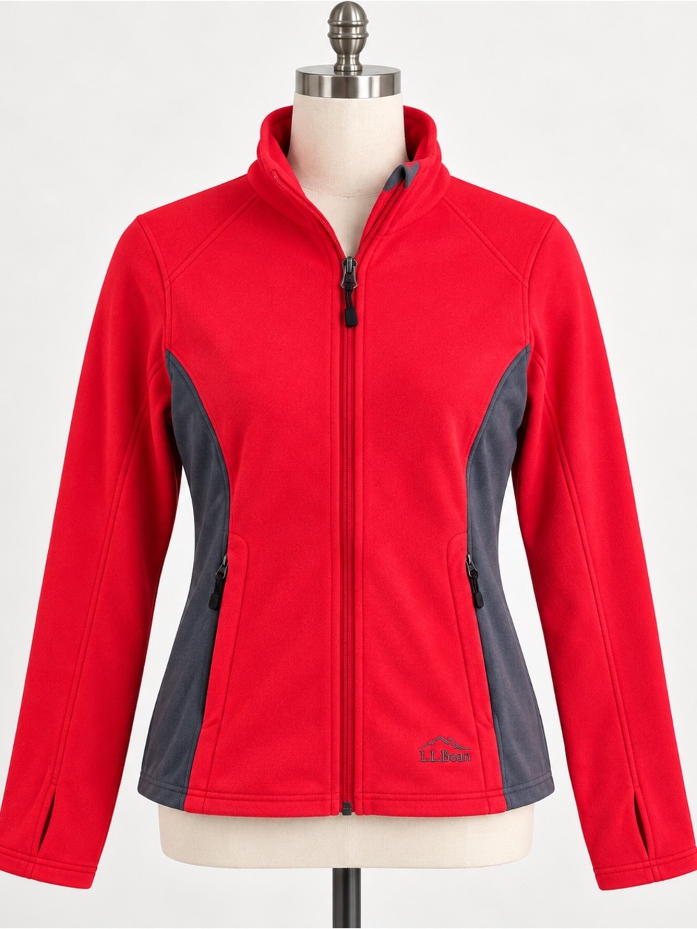 L.L. Bean Athletic Long Sleeve Athletic Zipper Front Jacket XS